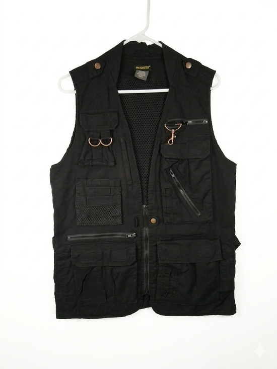 Promaster Other - PROMARTER Men's Black Multi-Pocket Utility Vest by